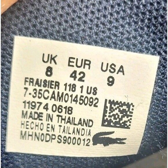 Lacoste Fraisier Men's Size 9 Blue Open Toe Sandals - Picture 11 of 11